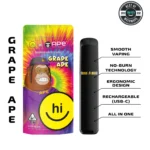 APE & HI! - Grape Ape — Live Resin Disposable Vape 1g (all in one)