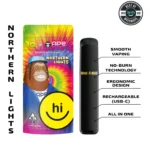 APE & HI! - Northern Lights — Live Resin Disposable Vape 1g (all in one)