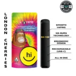 APE & HI! - London Cherries — Live Resin Disposable Vape 1g (all in one)