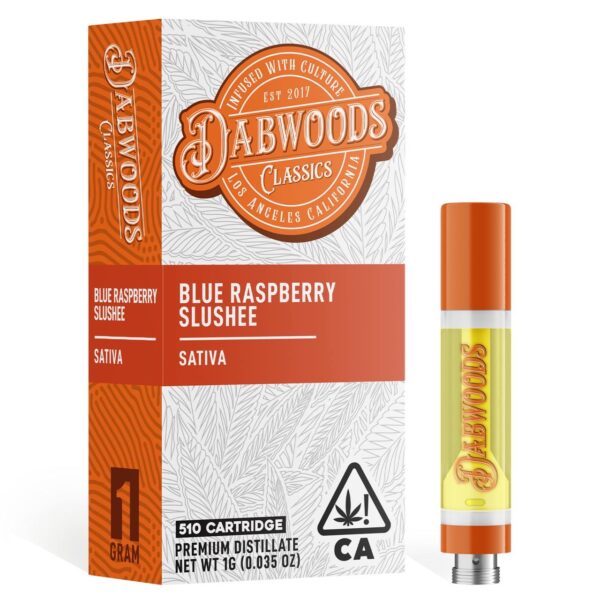 DABWOODS -  BLUE RASPBERRY SLUSHEE - 510 CART 1 GRAM