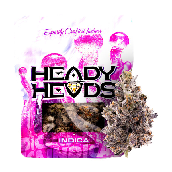 Heady Heads | Juicy Gelato | Indica | Indoor Premium Flower - 3.5g