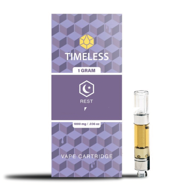 Timeless - Cartridge - Rest - Blackberry Kush 1g