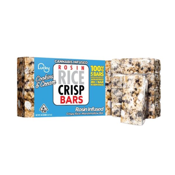 Lucky - Crispy Rice Bar - Cookies & Cream THC 100mg