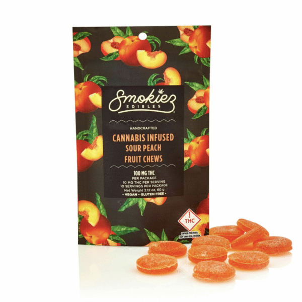 Smokiez - Fruit Chews - Peach 100mg