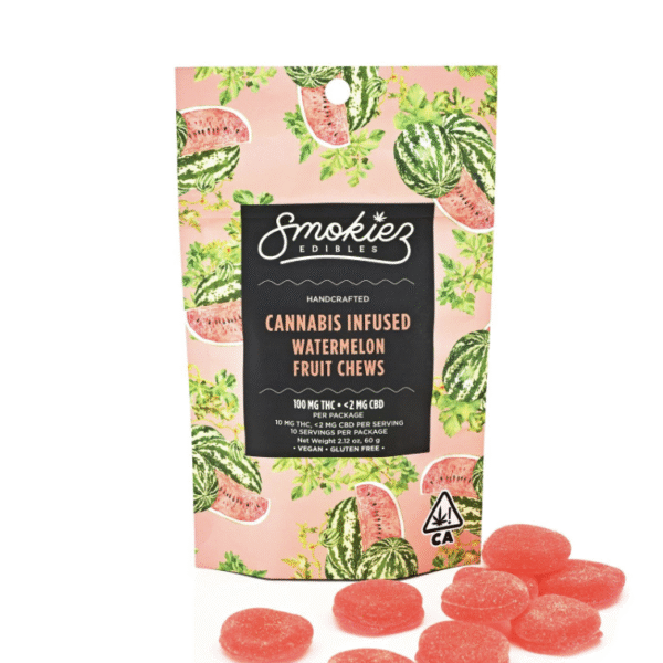 Smokiez - Fruit Chews - Watermelon 100mg