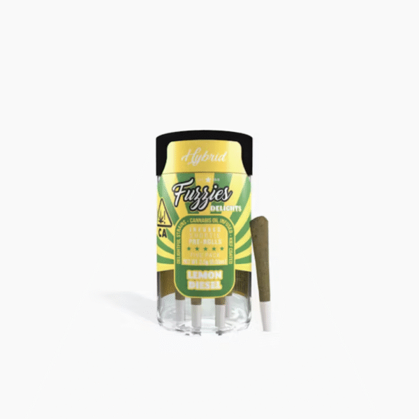 Fuzzies Delights 2.5g Pre-Rolls 5-Pack - Lemon Diesel - Hybrid