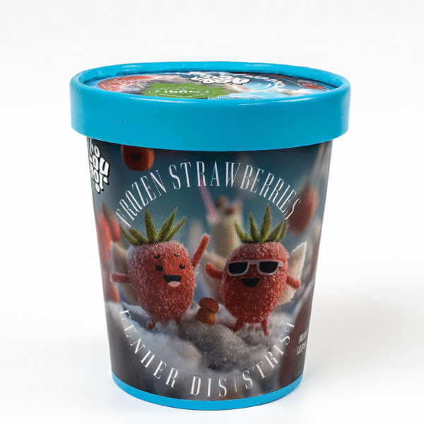 Push Pop - Frozen Strawberries - Flower 7g