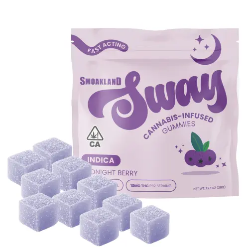 Smoakland Sway Gummies - Midnight Berry 10pk - 100mg THC