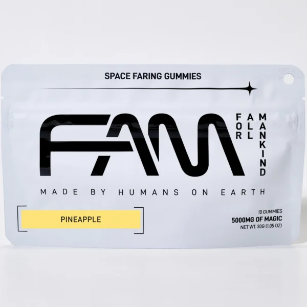 FAM – Pineapple- Mushroom Gummies-500mg