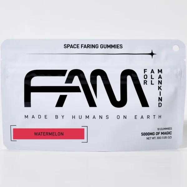 FAM – Watermelon- Mushroom Gummies-500mg