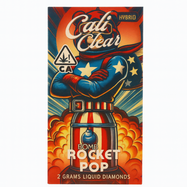 CALI CLEAR - Rocket Pop (Hybrid) -Liquid Diamonds Disposable 2g