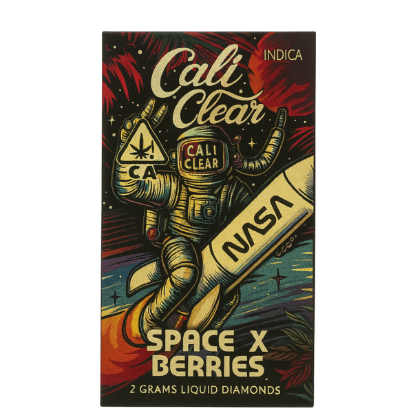 CALI CLEAR - Space X Berries (Indica) -Liquid Diamonds Disposable 2g