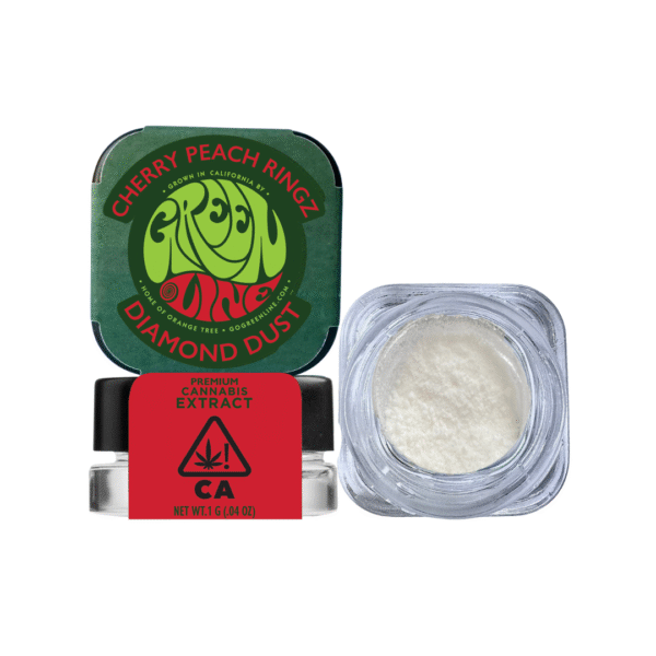 Greenline - Diamond Dust - Cherry Peach Ringz 1g