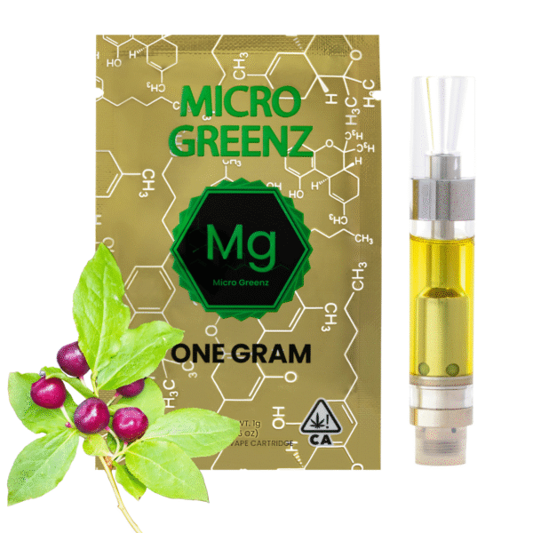 Micro Greenz - Huckleberry Haze (Indica) - Vape Cartridge 1g