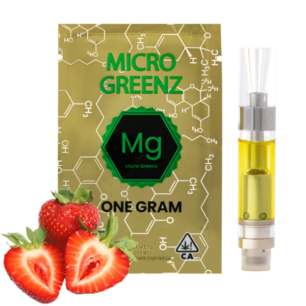 Micro Greenz - Strawberry Cough (Sativa) - Vape Cartridge 1g