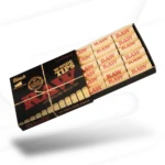 RAW BLACK W-WIDE PRE-ROLLED TIPS