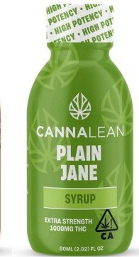 Plain Jane Mockup - June 25-1758500864 Cannalean - Plain Jane - Syrup 1000mg THC - Image 1