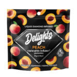 Delights -  Peach "Liquid Diamond Infused" - Gummies 100mg THC