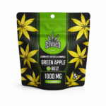 SMASHED - Green Apple Belts - Cannabis Infused Gummies THC 1000mg