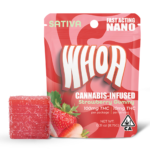 WHOA - Strawberry (Sativa) - Gummy 100mg THC