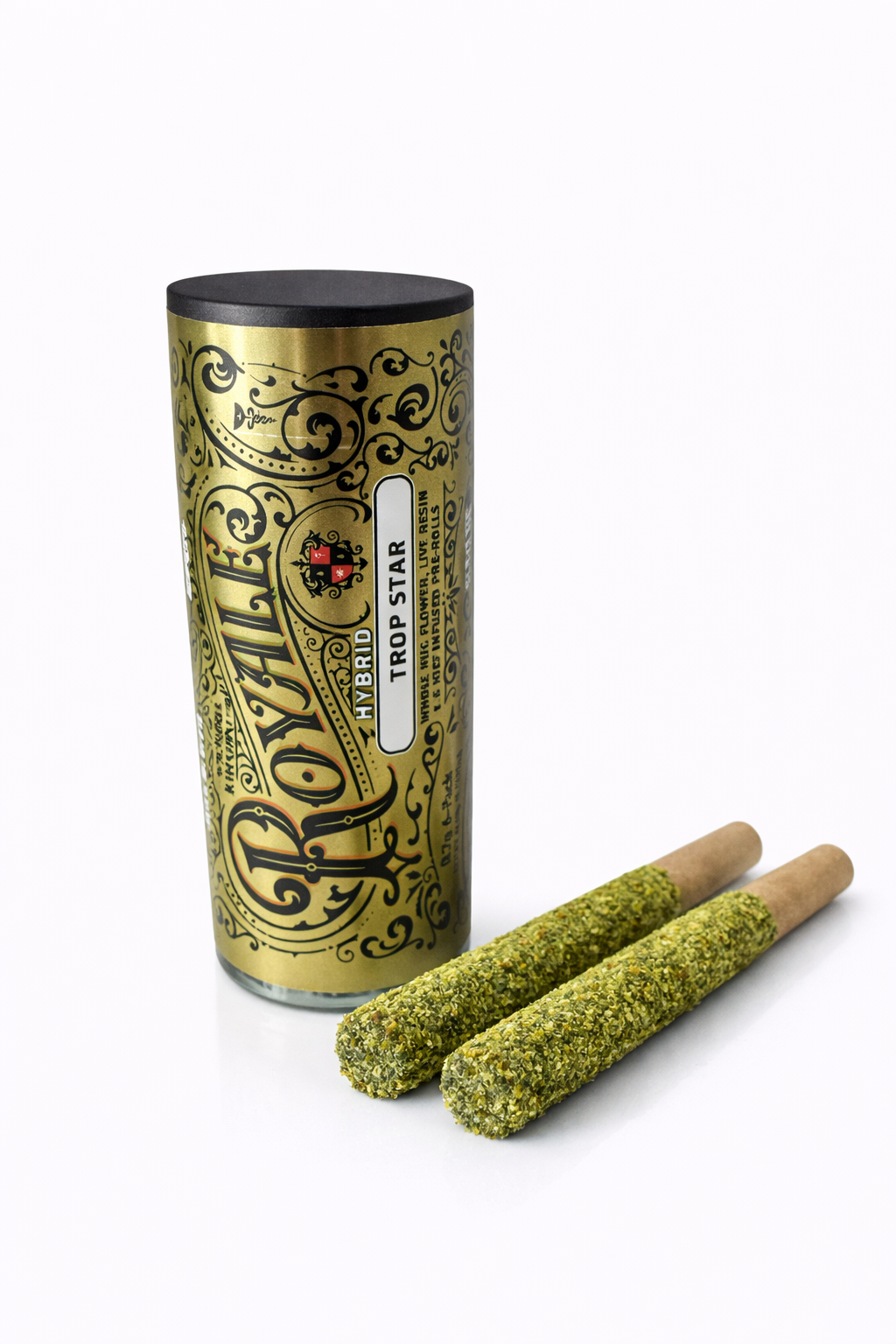 75197841-EFB0-4053-8FBE-1B2D645E050F King Pen - Trop Star - Royale Infused Preroll 6 Pk (4.2g) - Image 1