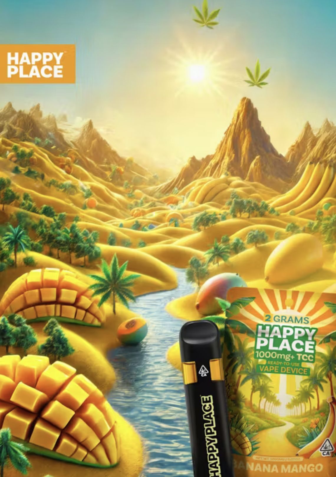 Screenshot 2026-03-21 at 12.04.03 pm Happy Place | All-In-One | 2g | H | Banana Mango - Image 1