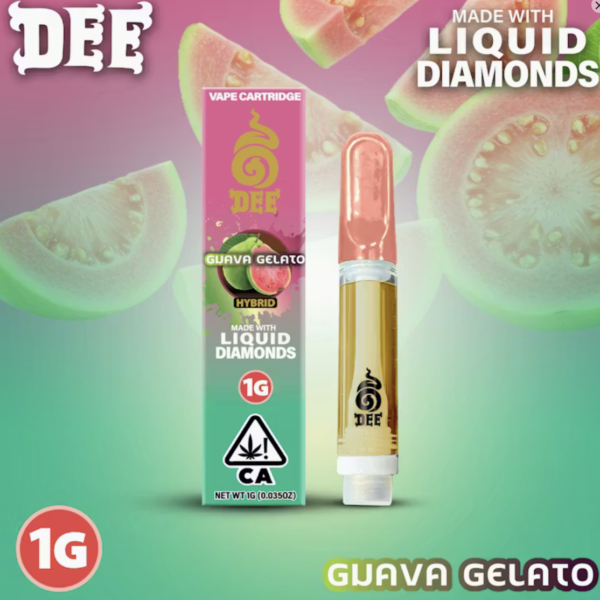 Dee - Vape Cartridge - 1g - Indica - Guava Gelato
