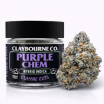 Claybourne Co. -Purple Chem  (3.5g) - Gold Cuts Flower