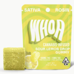 WHOA -  ROSIN Sour Lemon Drop Gummy Bite (100mg)