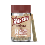 Sparkiez 14 Gram Pre-Roll Pack -Silver Haze