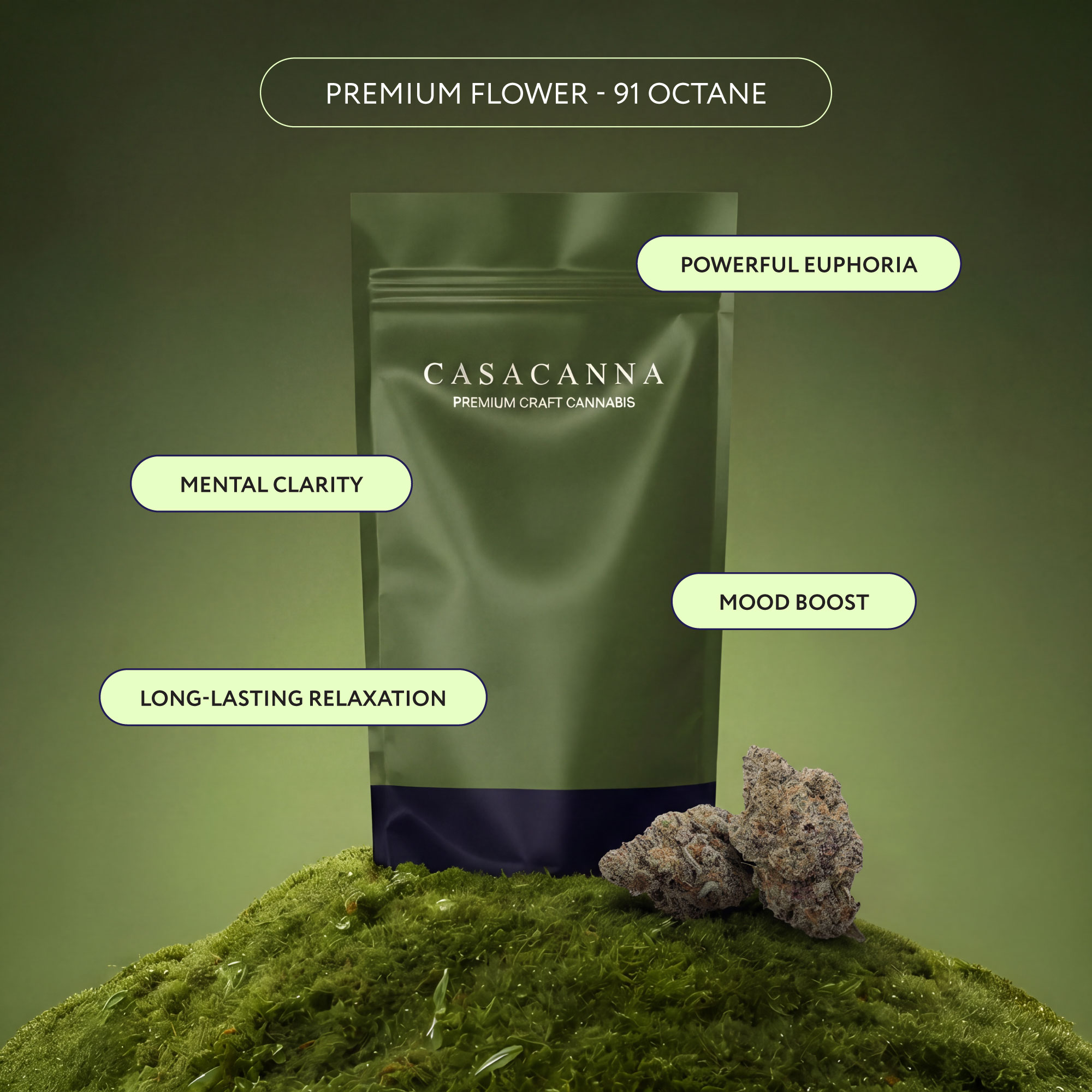 Casacanna - 91-Octane – Premium Flower 1/2oz (14g)