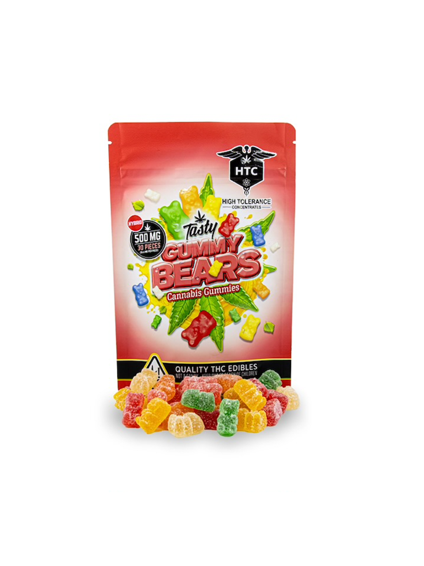 High Tolerance Gummy Bears Gummies – 500mg THC 30 Pcs