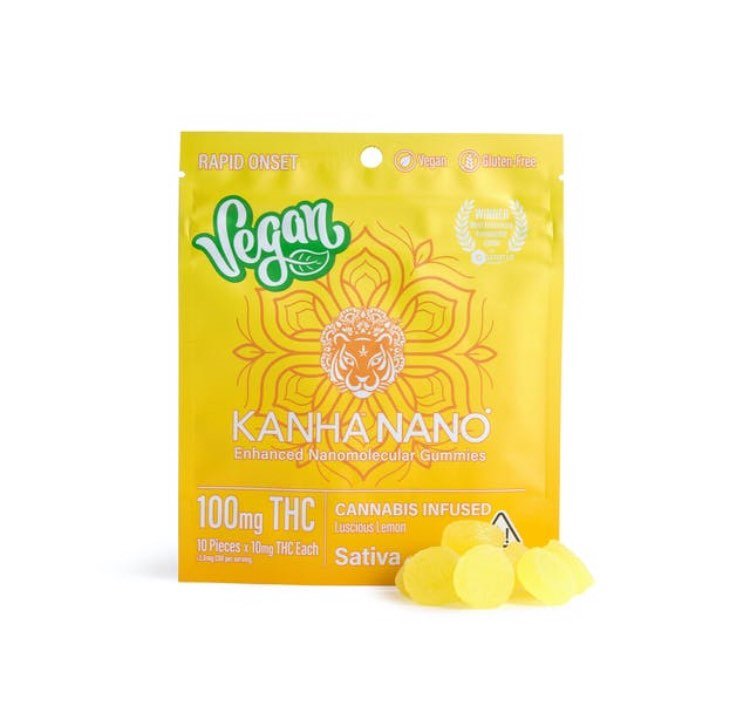 103086743_2904448079653663_5388454127879799232_n.jpg Kanha NANO Vegan Luscious Lemon Sativa 100mg - Image 1