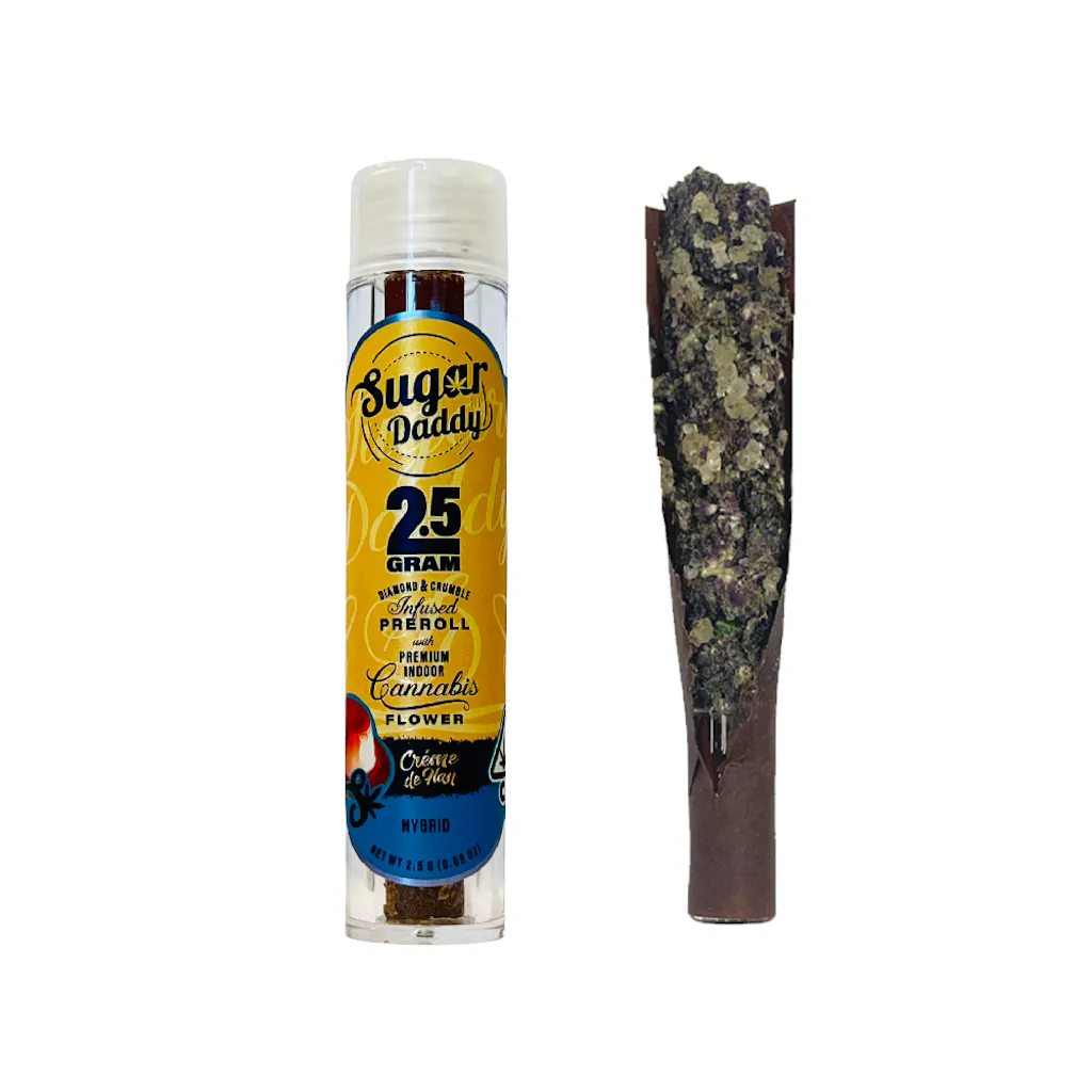 2221296_creme_de_flan_new.jpg 4/20 is Lit Sugar Daddy- | Creme De Flan | Hybrid Infused Blunt 2.5G - Image 1