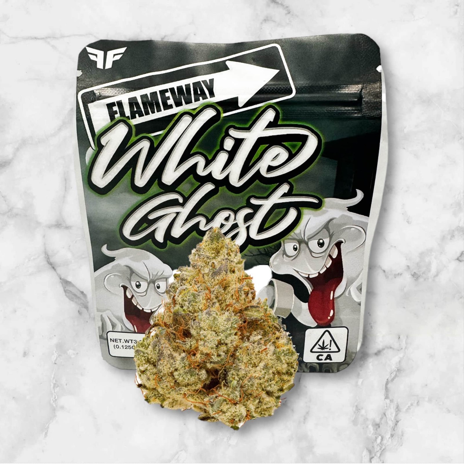 Photoroom_20240329_152355 Flameway - White Ghost - Premium Flower 3.5g - Image 1