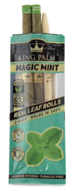 King Palm Slim Magic Mint Pre-Rolled Cones (2-Pack) - Image 2