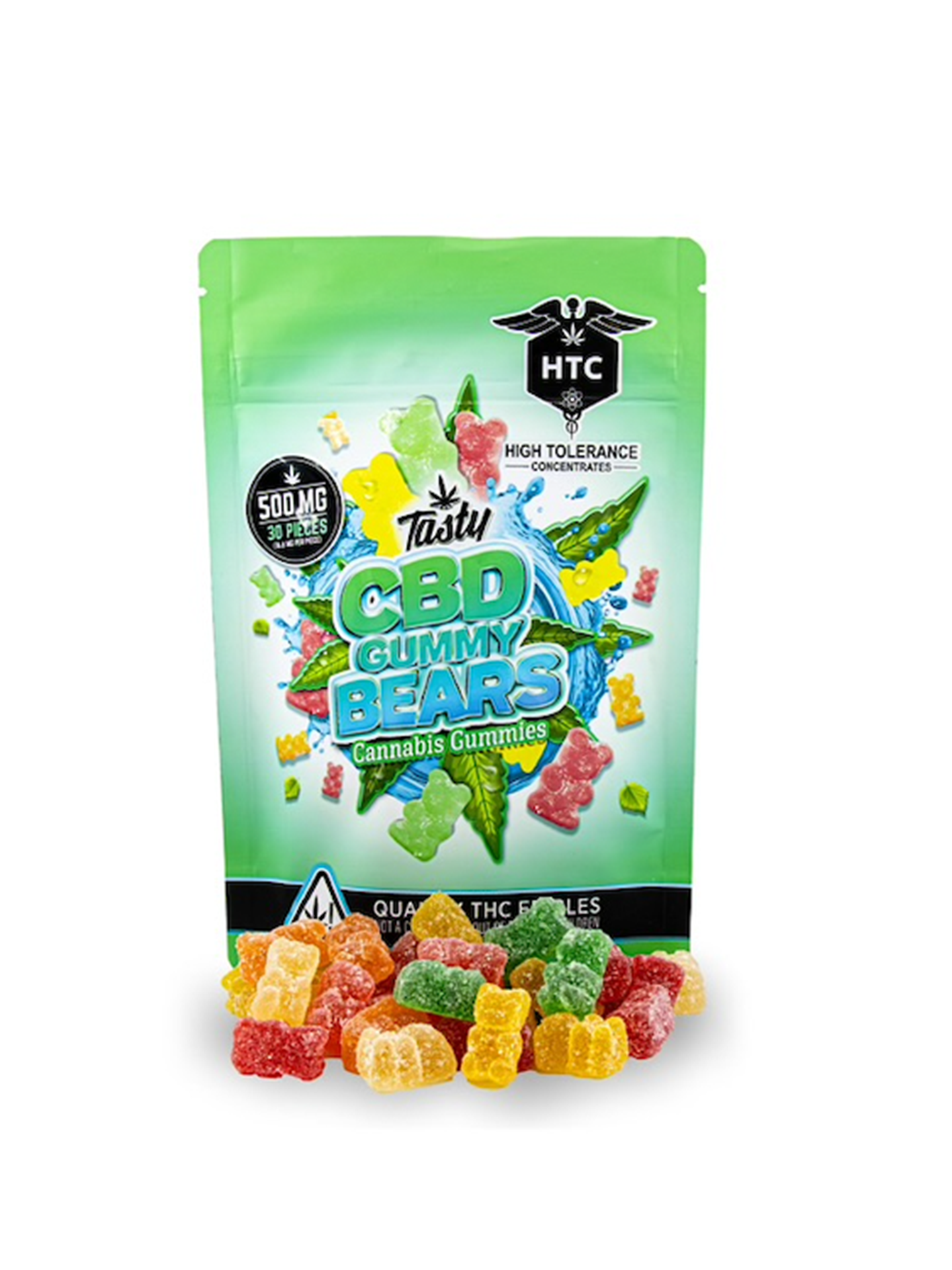 cbd gummy bears High Tolerance CBD Gummy Bears – 500mg 30 Pcs - Image 1