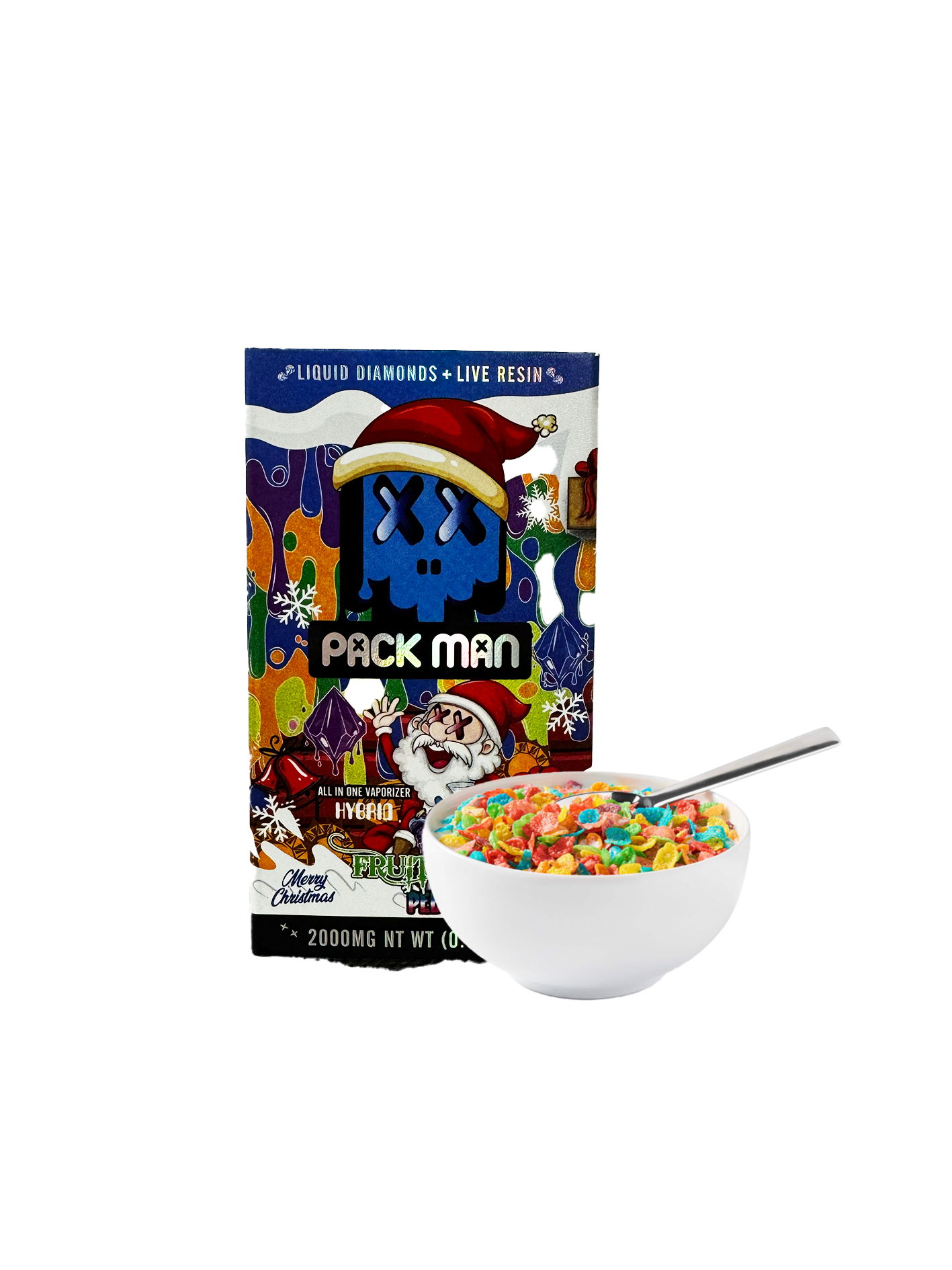 fruitty pebbles PackMan -Fruitty Pebbles- 2G Liquid Diamonds - Live Resin Disposable - Image 1