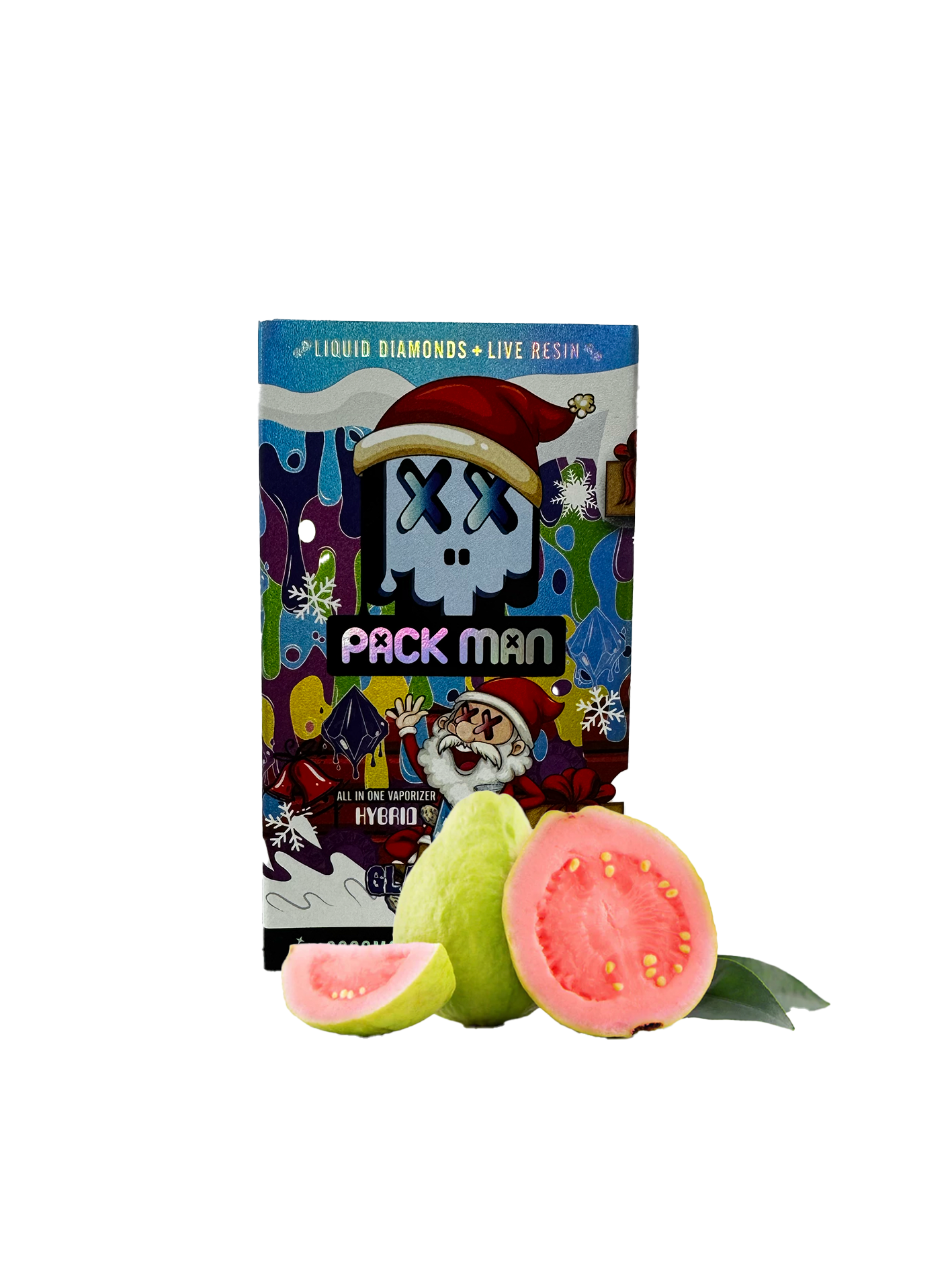 guava PackMan -Glacial Guava - 2G Liquid Diamonds - Live Resin Disposable - Image 1