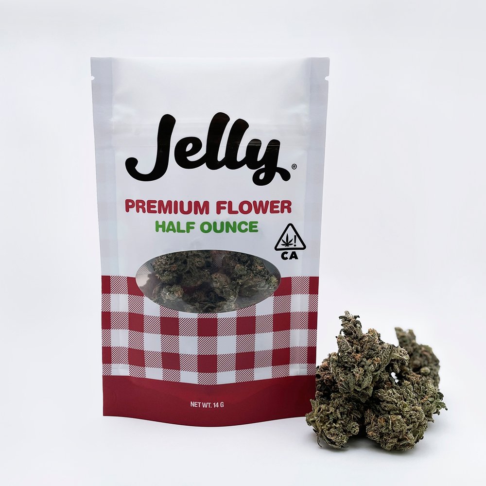 jelly_sativa mylar 14g_Blue Dream(R1)_1000x1000px Jelly - Blue Dream (Sativa) - Premium Flower 1/2oz - Image 1