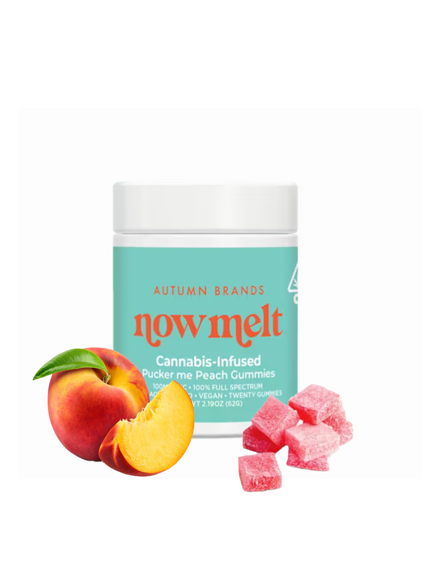 peach Autumn Brands - Gummies - Pucker Me Peach - Image 1