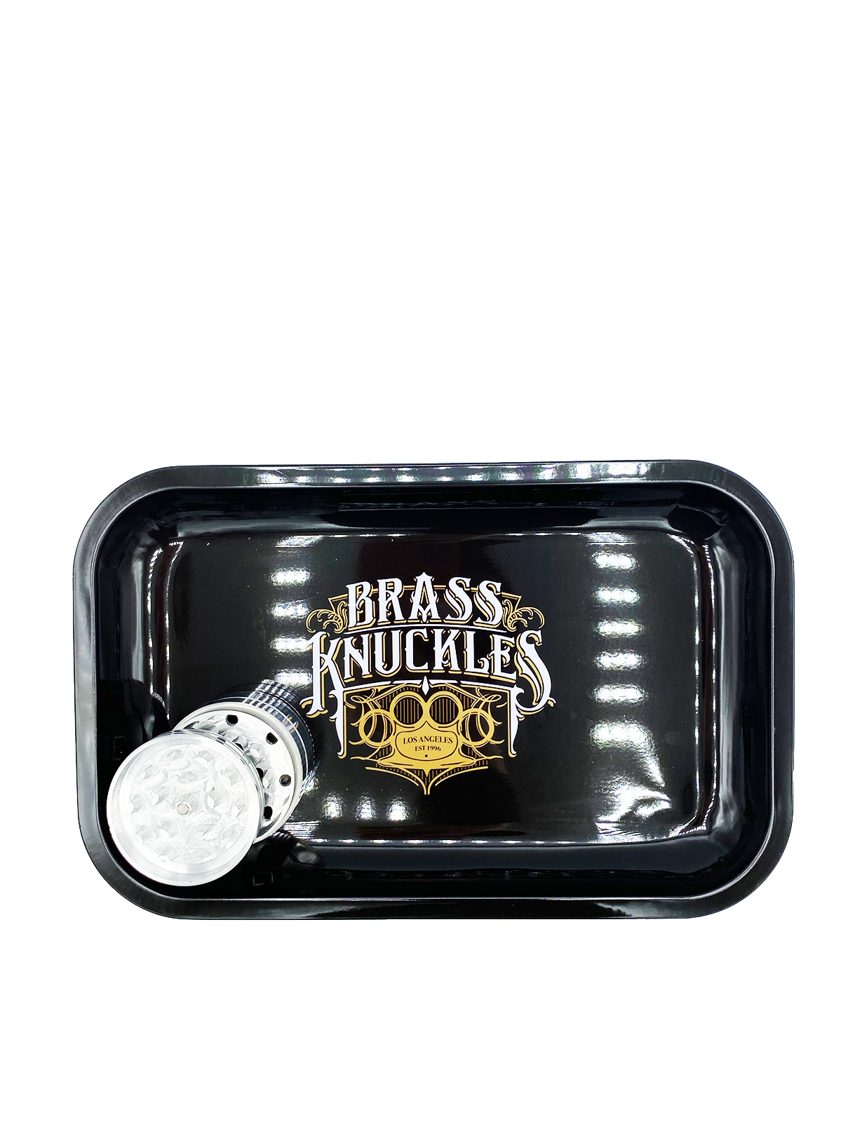 tarelka Brass Knuckles Rolling Tray (Metal) - Image 1