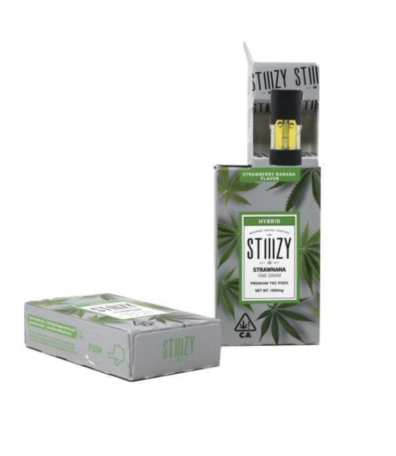Снимок экрана 2020-11-13 в 3.56.42 PM STIIIZY Strawnana - Flavor Premium THC POD 1g - Image 1