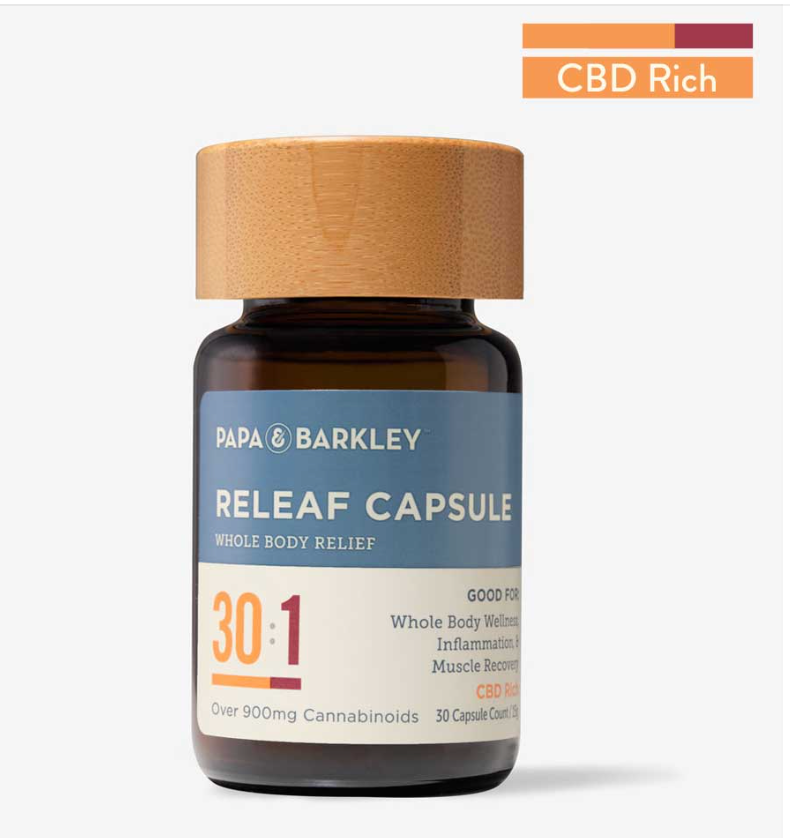 Снимок экрана 2020-11-24 в 9.36.35 PM THC Releaf Capsules 30:1 0.53oz 30 capsules - Image 1