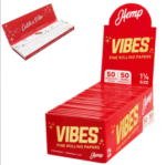 VIBES Hemp Rolling Papers 1. 1/4 Size