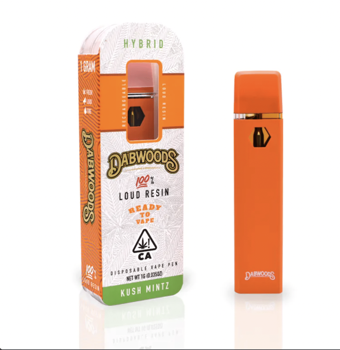 Снимок экрана 2023-04-15 в 1.38.23 PM Dabwoods Disposable Live Resin Full gram - Kush Mintz - 1g - Image 1