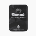 Heavy Hitters Raspberry Cough | Sativa - Diamond THCA-Infused Pre-Rolls - 1.5G Three-Pack - Image 2