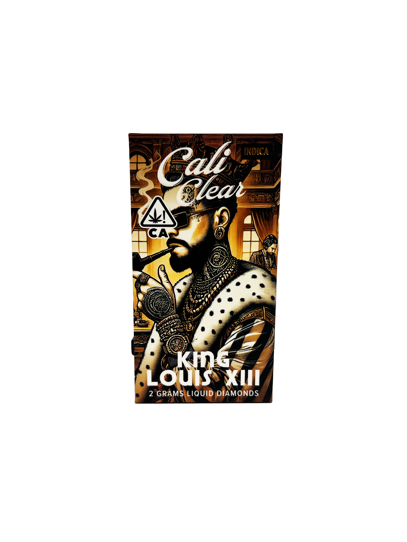 kingloui CALI CLEAR -King Louis XIII (Indica) -Liquid Diamonds Disposable 2g - Image 1
