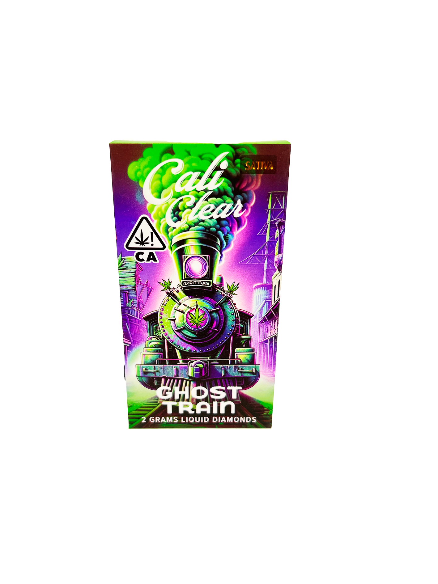 ghost CALI CLEAR - Ghost Train (Sativa) -Liquid Diamonds Disposable 2g - Image 1