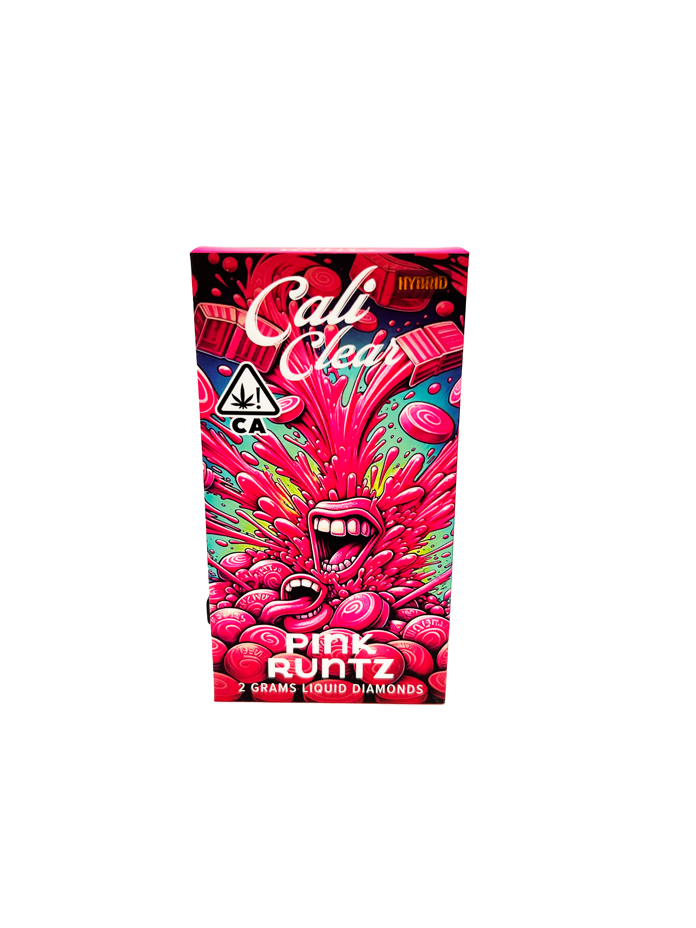 pink CALI CLEAR - Pink Runtz (Hybrid) -Liquid Diamonds Disposable 2g - Image 1